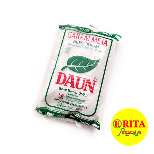 

Garam Meja Beryodium Daun 250 Gr