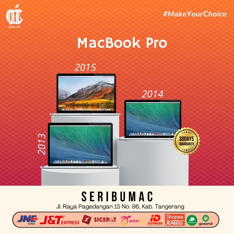 MacBook Pro 15-inch i7 2013|2014|2015 Second Original.