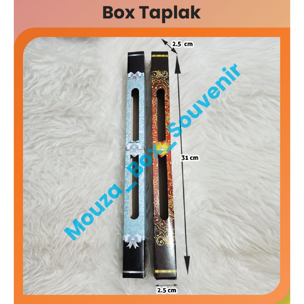 

( 50PCS ) BOX UNTUK KEMASAN TAPLAK MOTIF