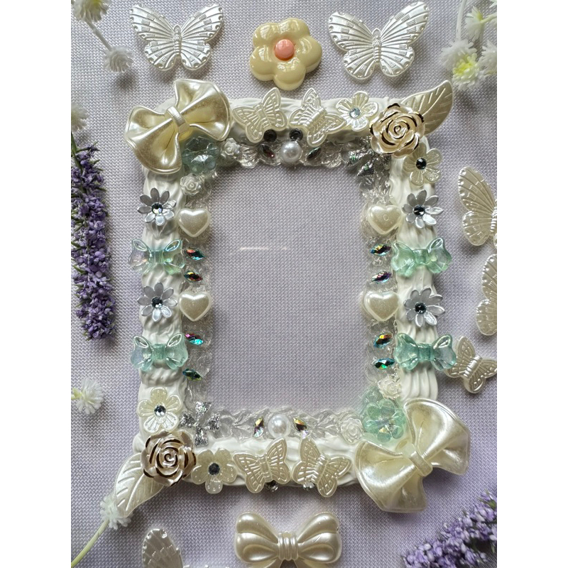 Toploader deco cream photocard holder deco cream