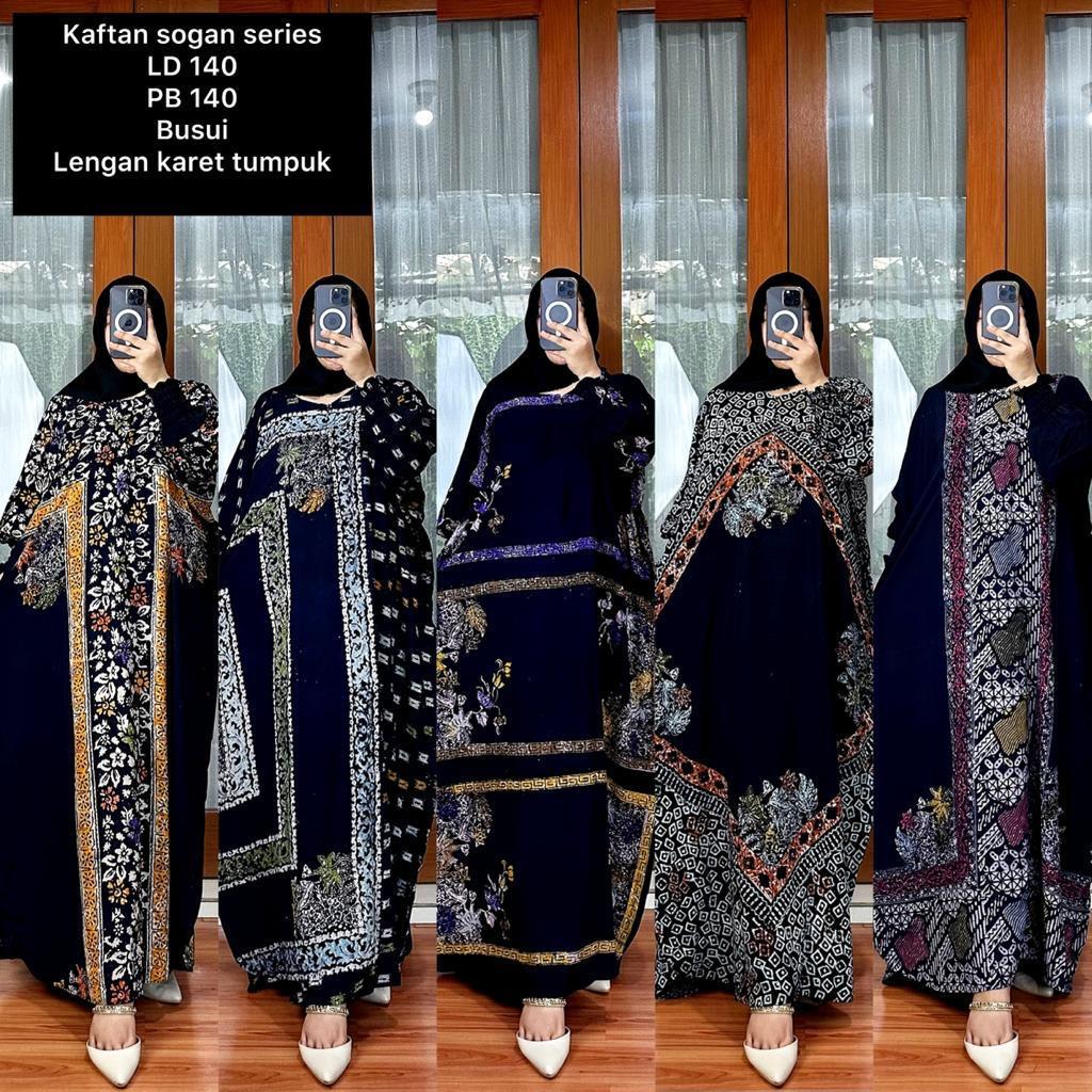 GAMIS KAFTAN BATIK SETORJOAN TERBARU MEWAH ELEGAN | LONG DRESS RAYON JUMBO BUSUI WANITA MUSLIM KAIN 
