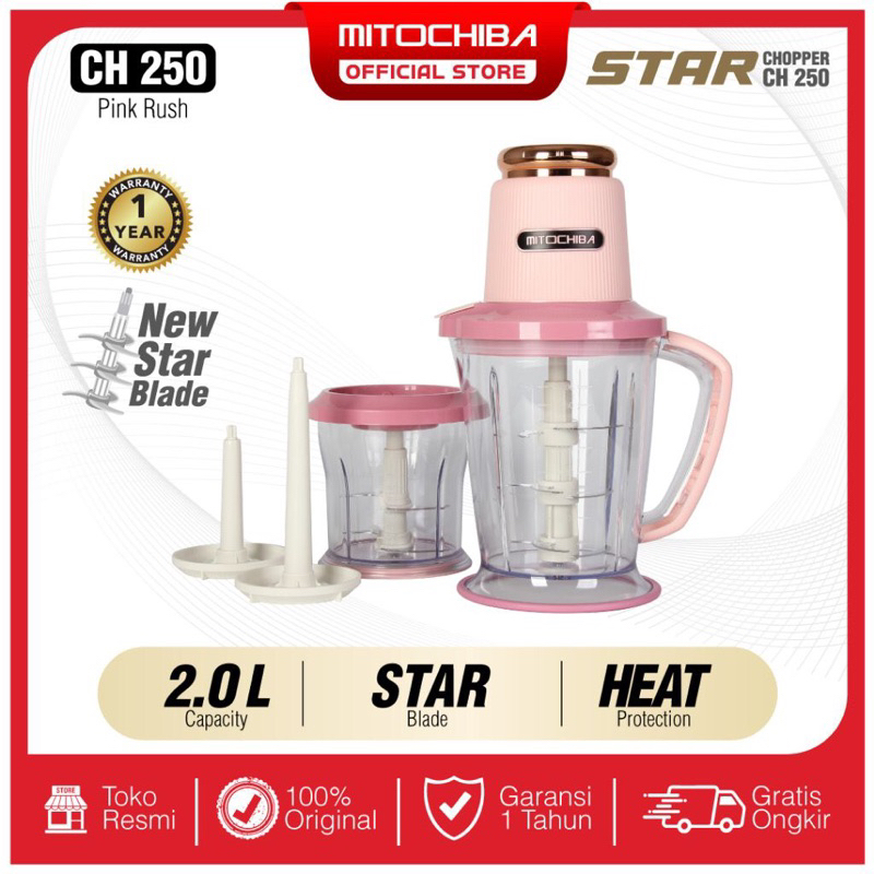 MITOCHIBA FOOD BLENDER/CHOPPER CH250 ORIGINAL  2Liter