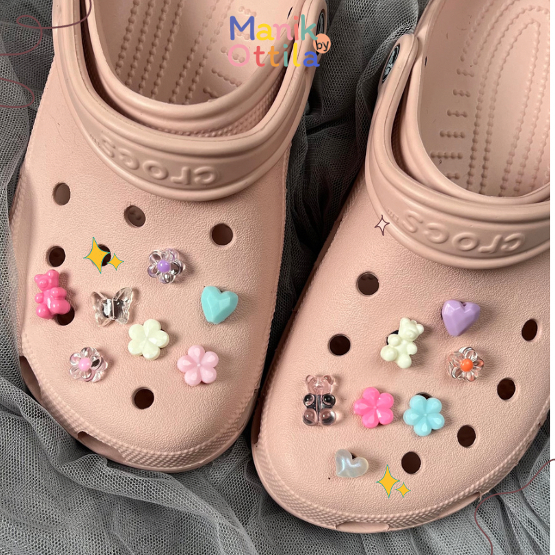 Jibbitz Crocs , Aksesoris , Hiasan pin sendal tempelan charms