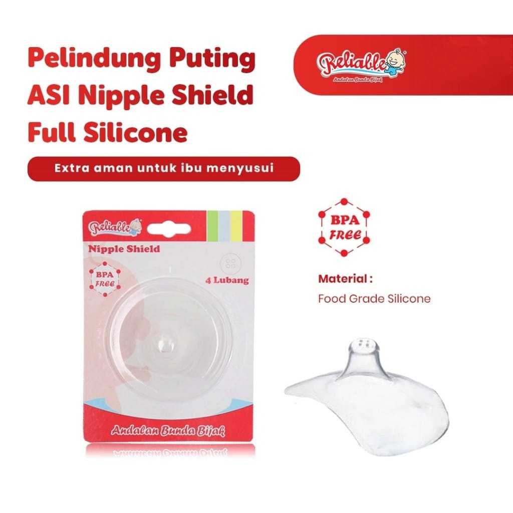 RELIABLE NIPPLE SHIELD/PENYAMBUNG PUTING/PELINDUNG PUTING SILICON
