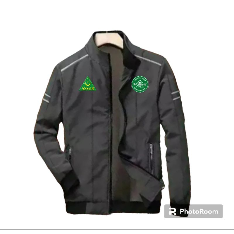 Bahan Taslan Jn Jaket Nu Jaket Pemuda Ansor New Size Jumbo M/8XL
