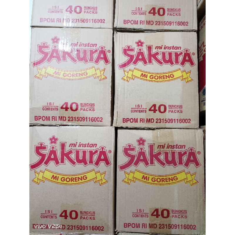 

[1 DUS] SAKURA MIE GORENG ISI 40 BUNGKUS / Mie Instan