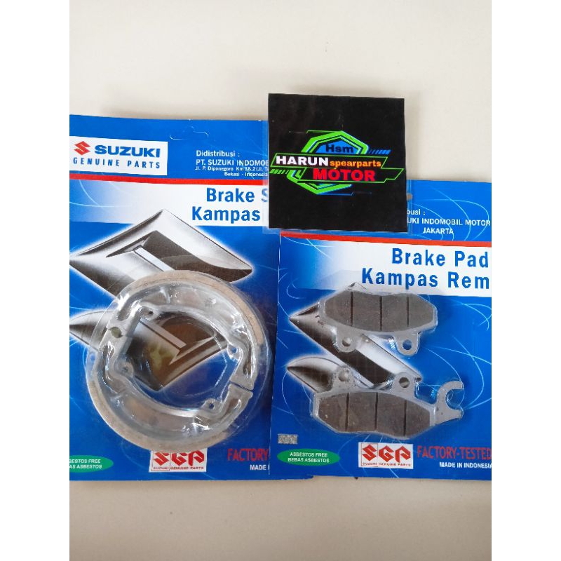 Kampas Rem Depan Belakang Suzuki Smash 110 Old Smash New