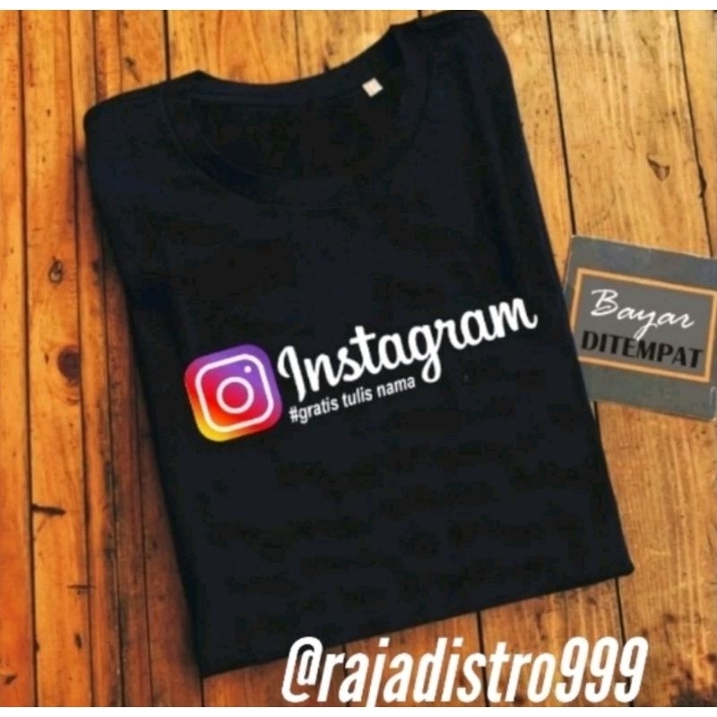 KAOS INSTAGRAM-BISA TAMBAH NAMA-CHAT
AJA-COD-PROMO-PRIA -WANITA