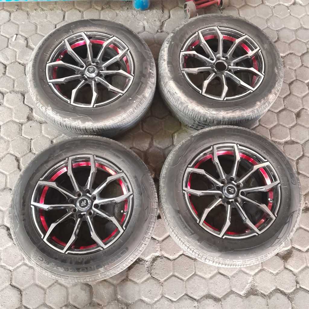 Velg Bekas R1 R16X7 Baut 4 pcd 4X100/4x114 ET40 + Ban 205 65 R16