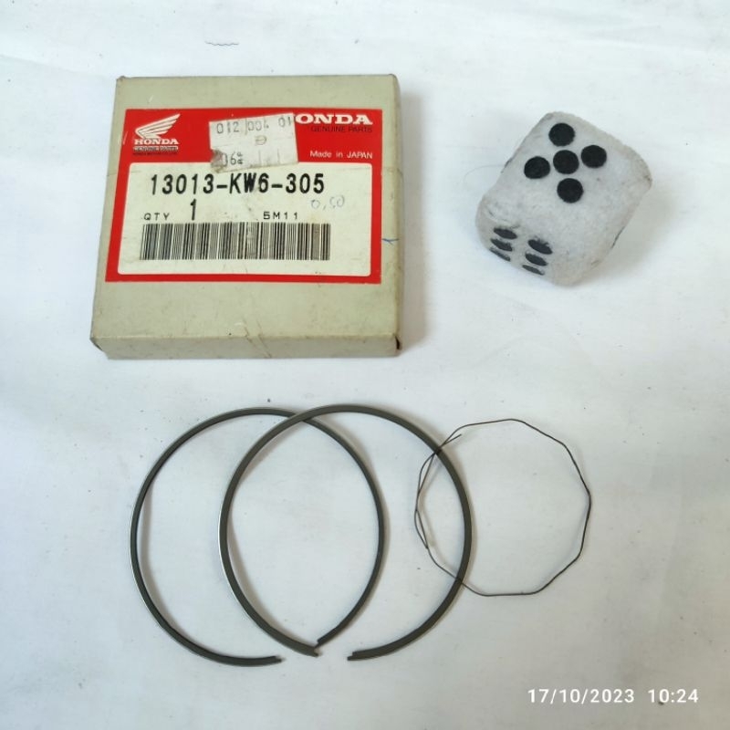 Ring seher piston honda nsr r rr 150 sp nsr150 os oversize over size 50 original AHM japan