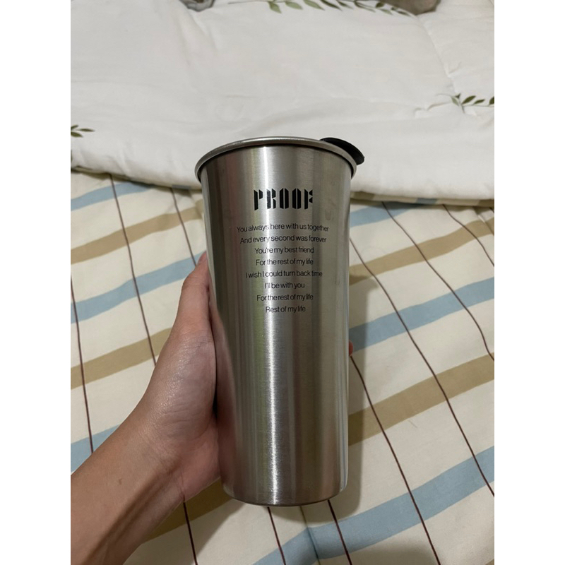 Tumbler merch BTS Proof