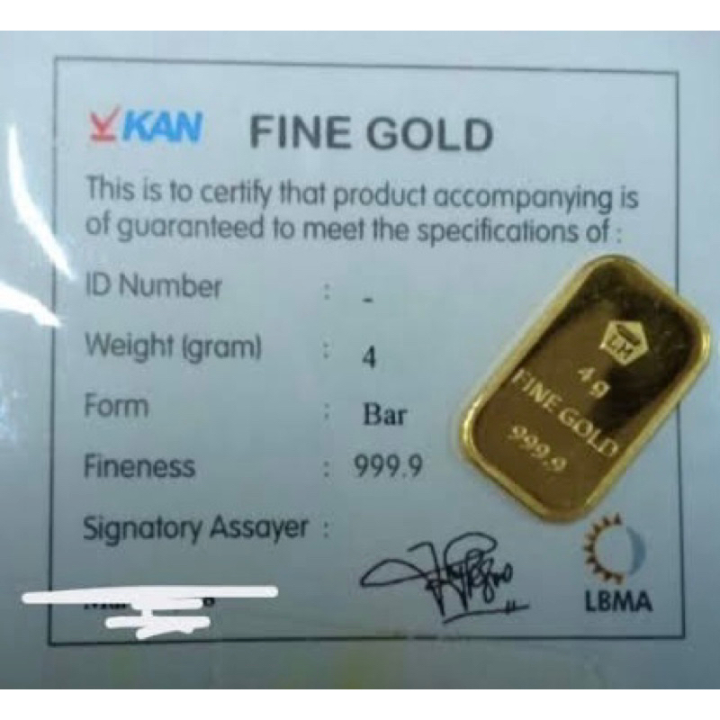 Mas Antam berdiri 4 gr logam mulia antam perhiasan cantik wanita 100% real