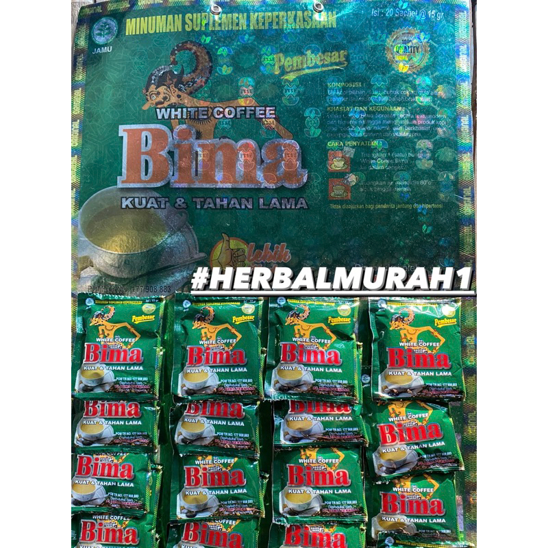 

KOPI BIMA ISI 20 SACHET ORIGINAL 100%