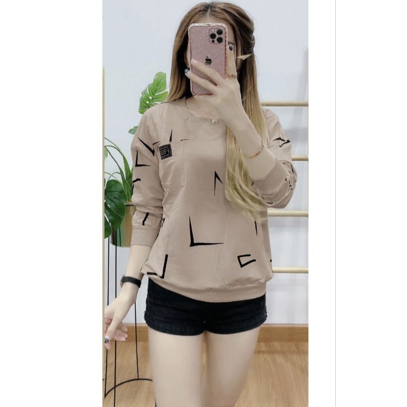 ATASAN LADIES/ATASAN WANITA/KAOS ATASAN WANITA LENGAN PANJANG/MODEL
