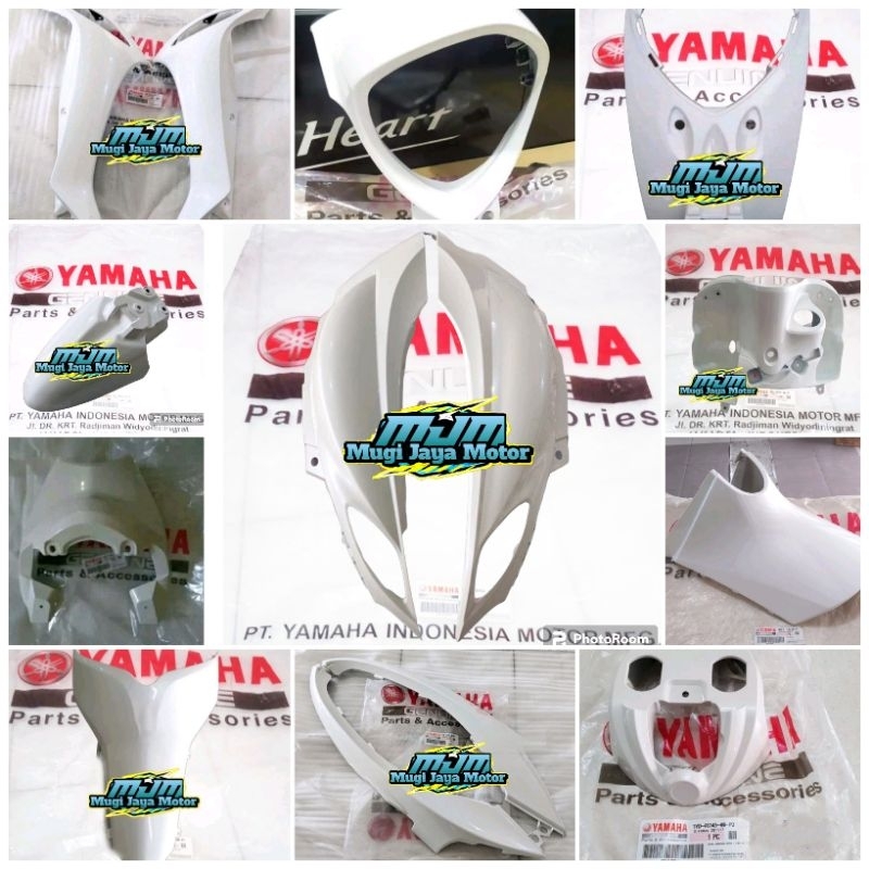FULL BODY HALUS YAMAHA FINO FI 125 PUTIH ORIGINAL YAMAHA