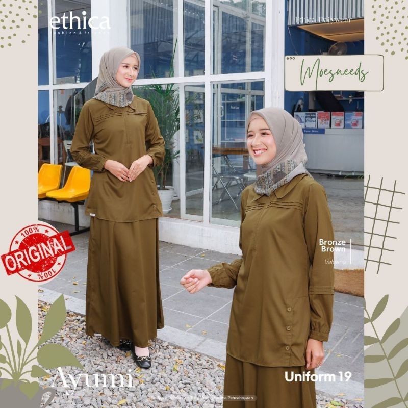 Ethica Setelan Seragam Wanita PNS ASN Ayumi Uniform 19
