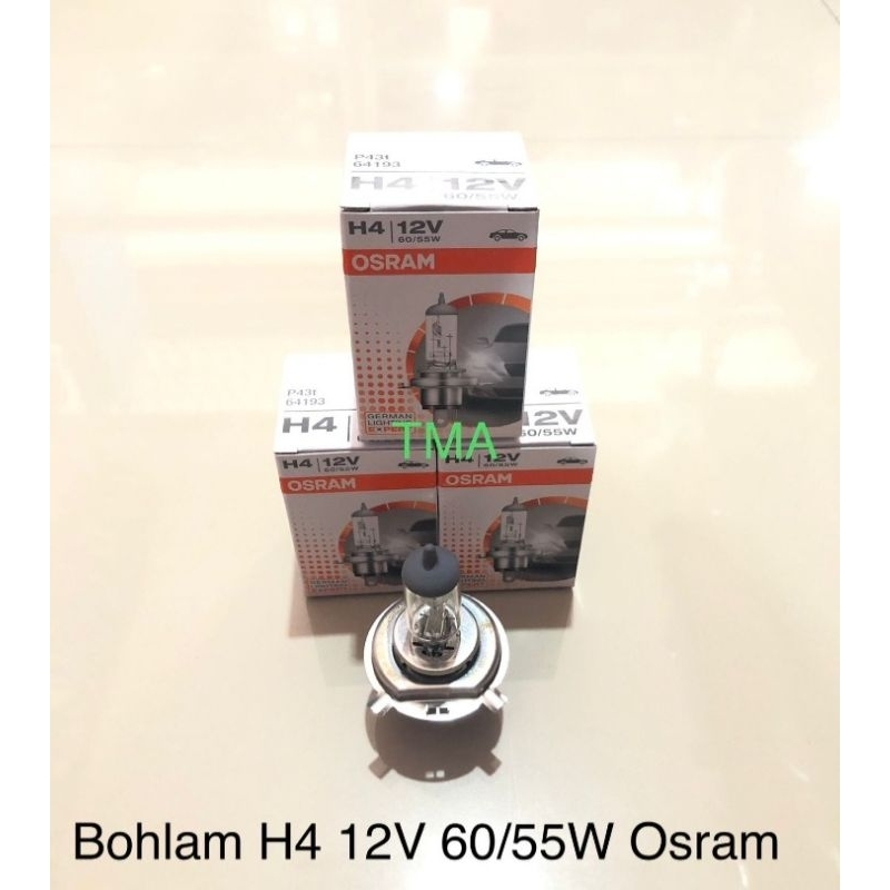 Bohlam H4 60/55W 12V Osram