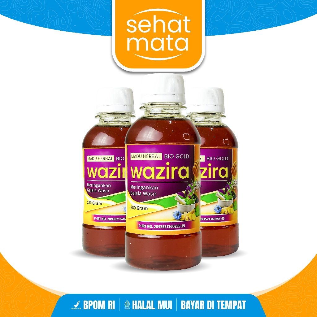 

Madu Wazira Paket 3 Botol Madu Wasir Atasi Wasir Ambeyen Susah BAB Pendarahan Ekstrak Daun Ungu