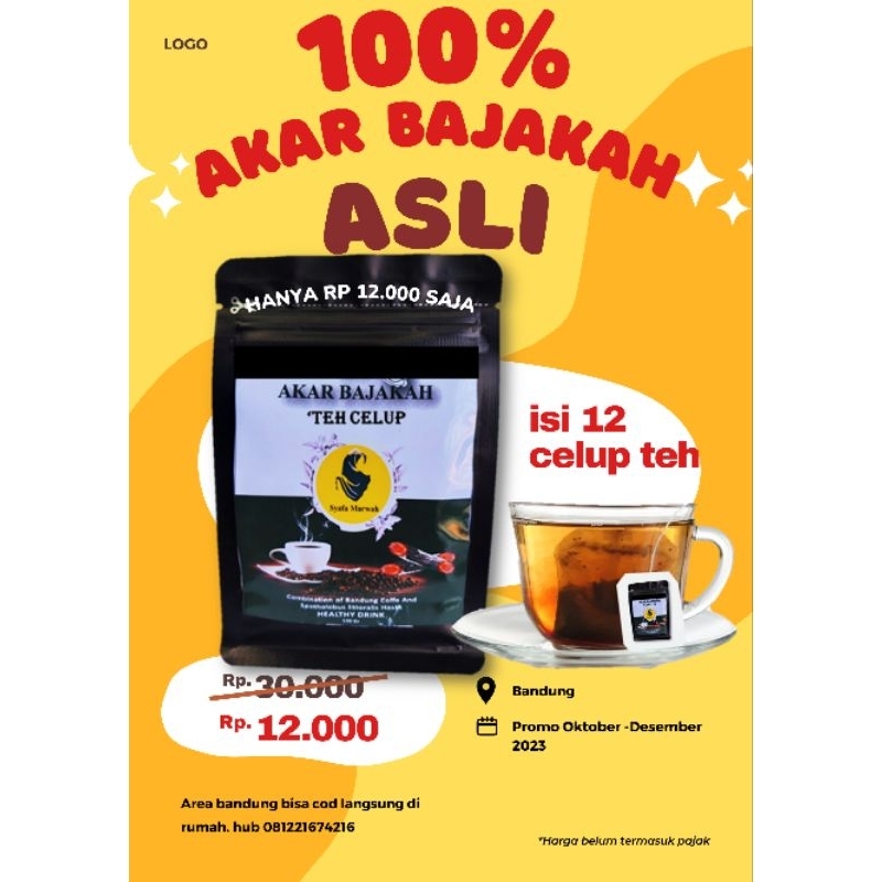 

TEH CELUP AKAR BAJAKAH