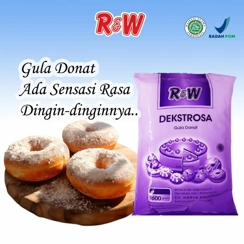 

Gula Donat Rw Gula Lembut 500gr Gula Donat Dektrosa