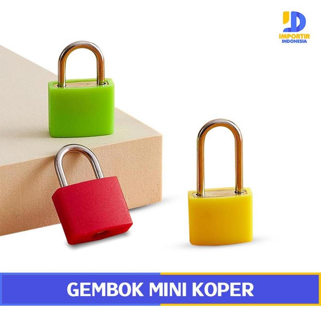 IMPORTIR Gembok koper mini 28mm warna Gembok Tas
