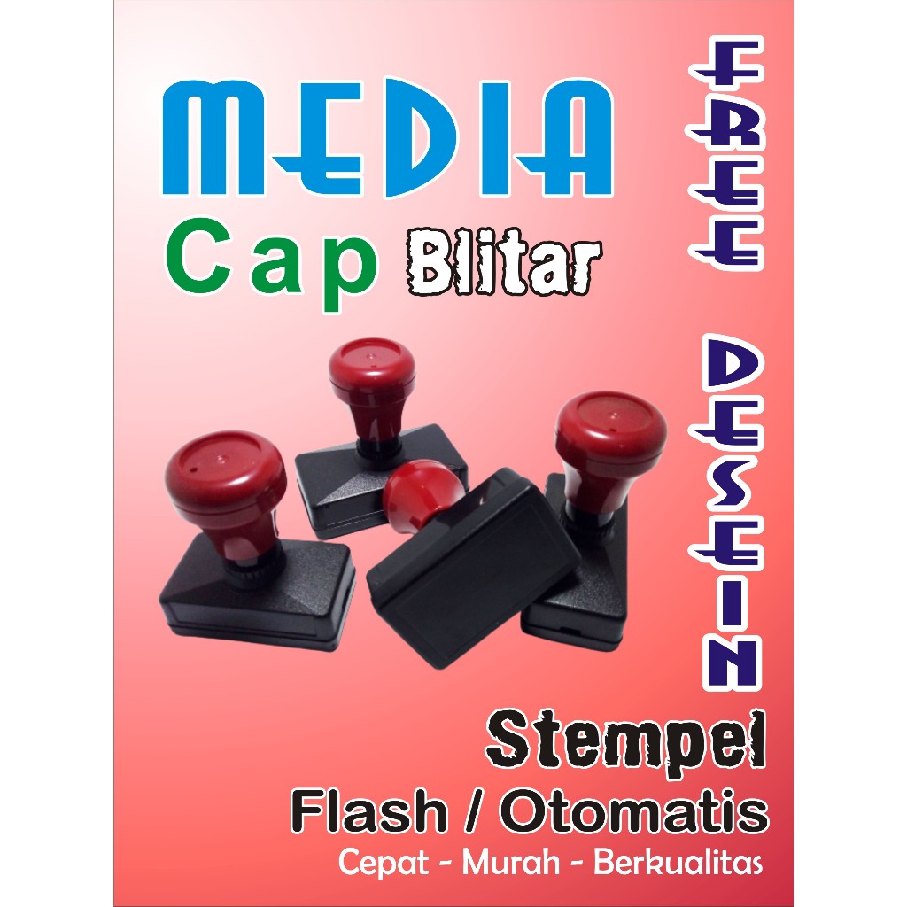 

Stempel Persegi panjang 2.7 x 5.5 cm