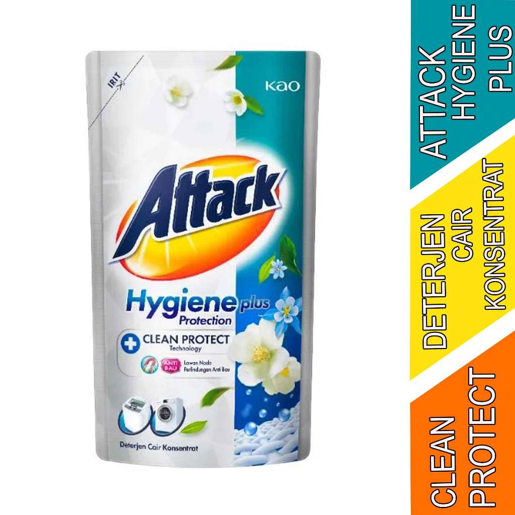 Sabun Cuci Clean Protect - Attack Hygiene Plus - Deterjen Cair - 750ml