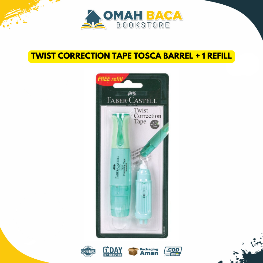 

Faber-Castell Twist Correction Tape Tosca Barrel + 1 Refill