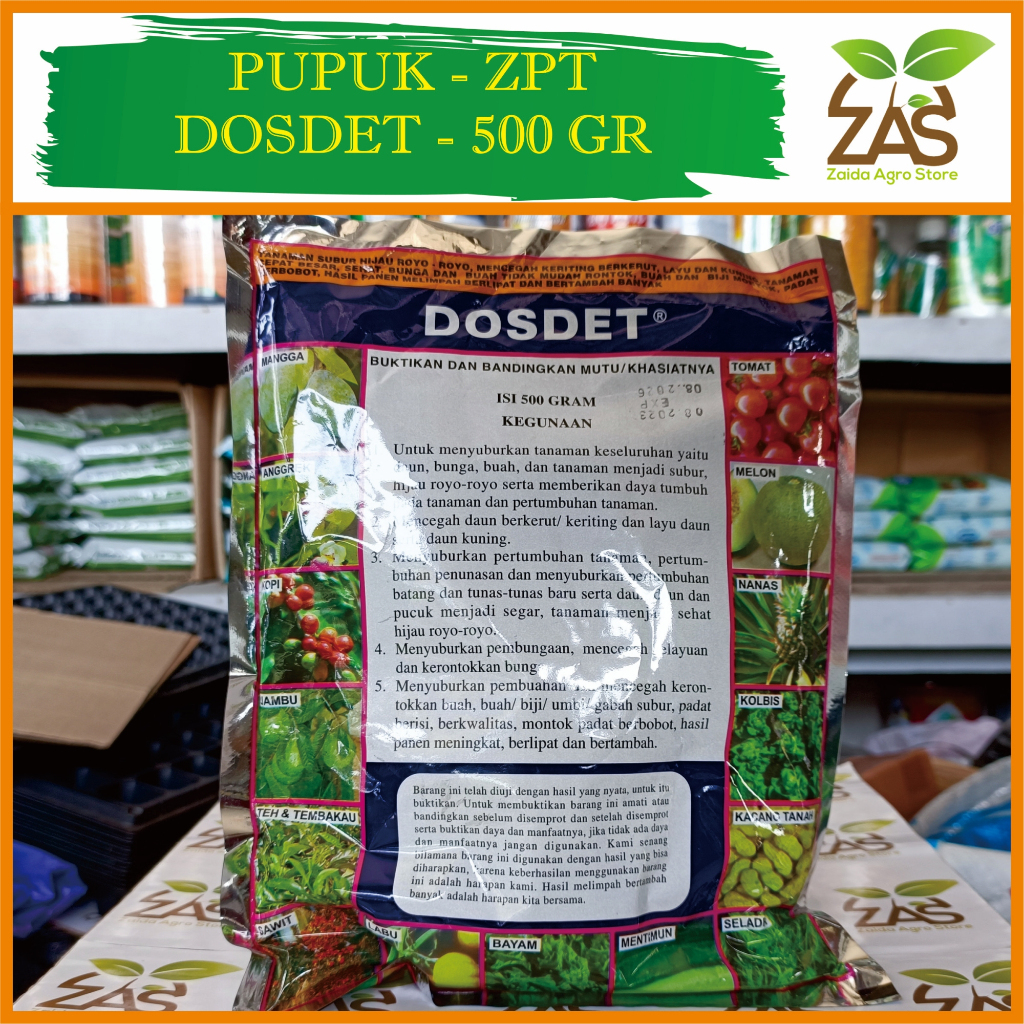 DOSDET - 500 GRAM - PUPUK DAUN - ZPT