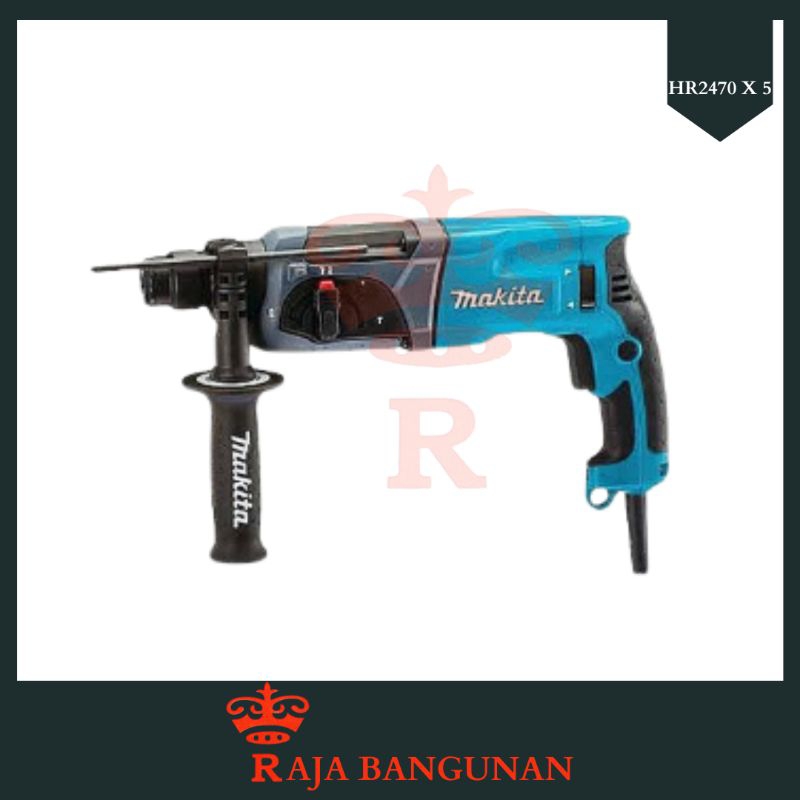 Makita Mesin Bor Bobok Rotary Hammer Jack Demolition / Mesin Bor Kayu, Besi, Batu Kuat dan Tahan Lam