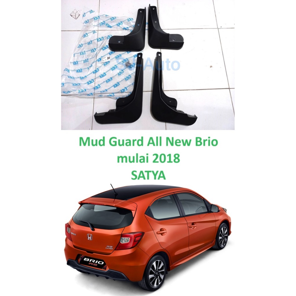 Mud Guard All New Brio Satya mulai 2018 Kepet roda Karpet Lumpur Brio