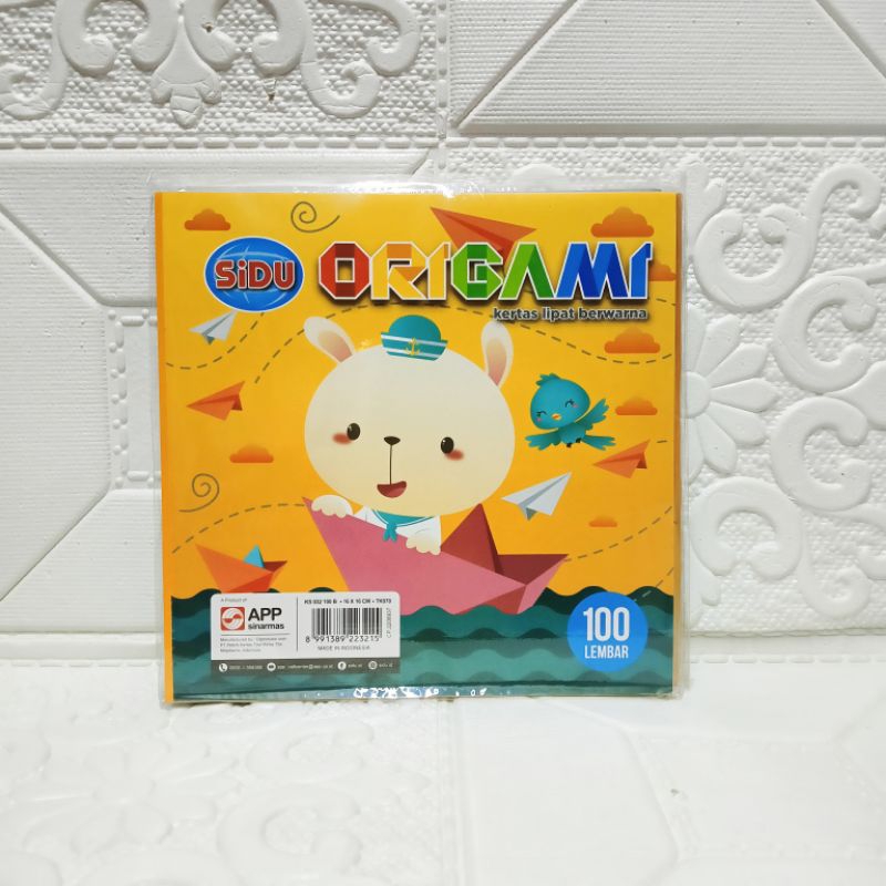 

SIDU Origami / Kertas Lipat Warna 1 Pak Isi 100 Lembar