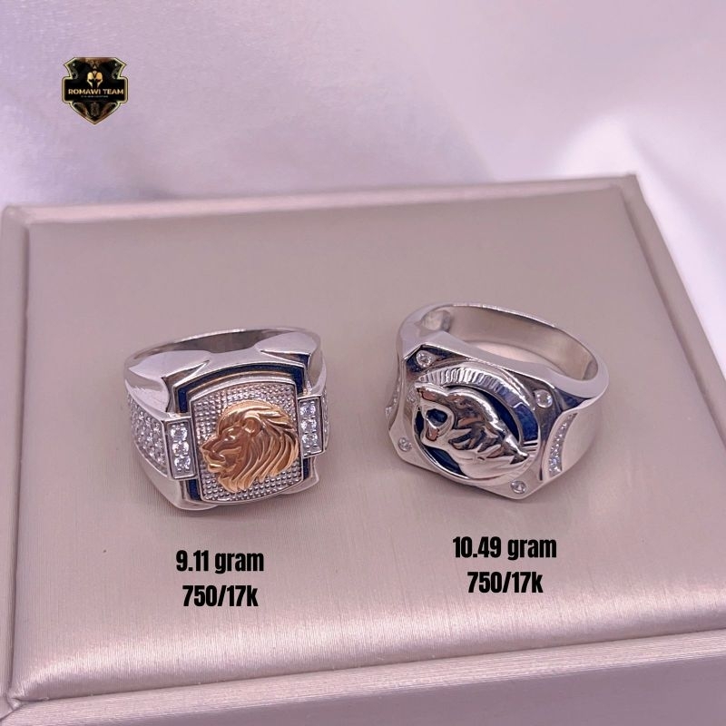 Cincin cowok Fashion Terbaru 750/17k 10.49 gram