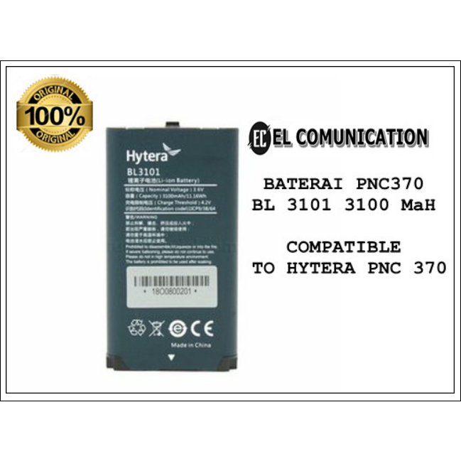 BATRE Hytera BL3101 Baterai HT PNC370 Ori Baru Battery HYT PNC370 370