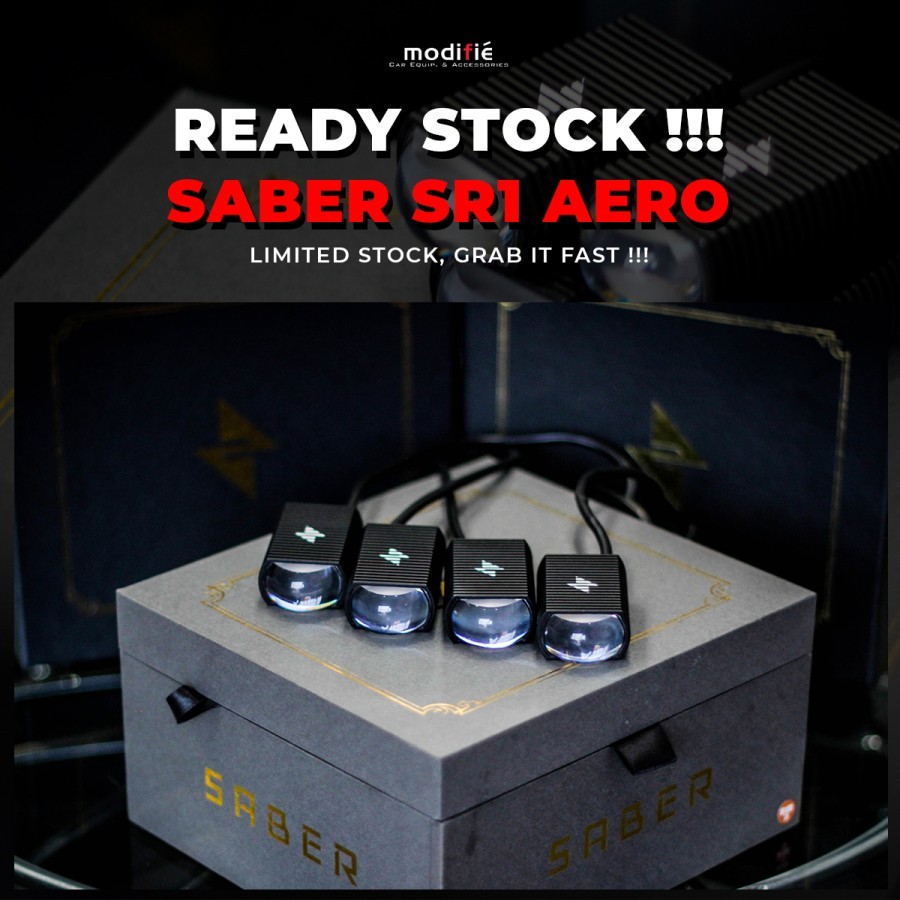 New Mini Projector Saber SR1 AERO modifiesby LED grill 2 mode