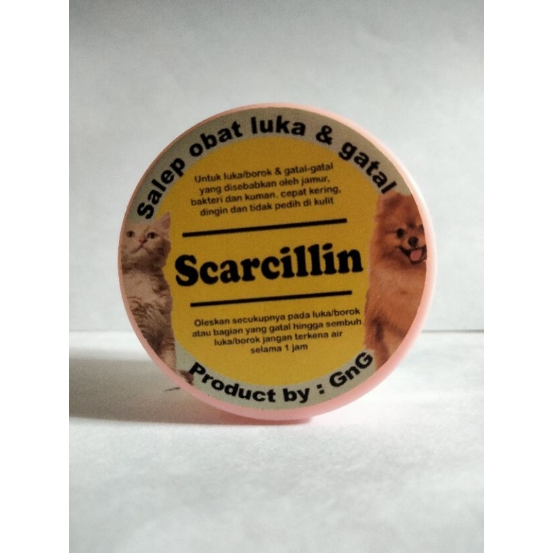 SCARCILLIN SALEP OBAT LUKA & GATAL KUCING DAN ANJING