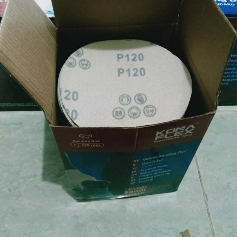 Velcro bulat 5 inch Amplas Bulat 5' amplasdisc