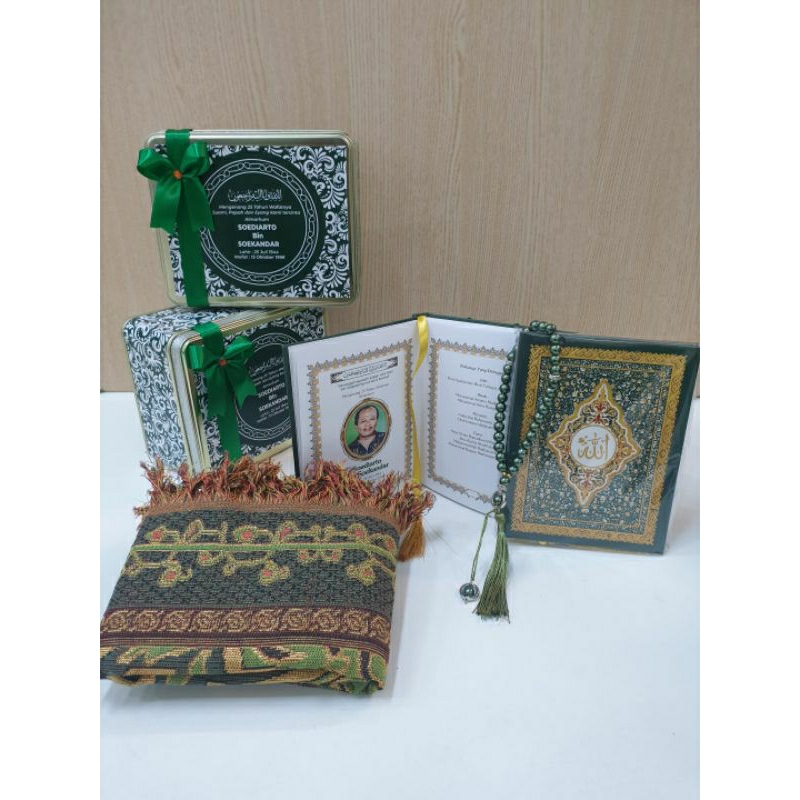 souvenir pengajian mengenang 40 hari/souvenir 100 hari mengenang/hampers yasin custom