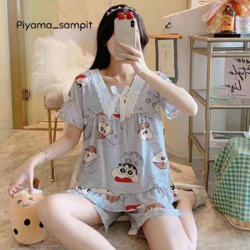 setelan babydoll HP import dewasa uk L
