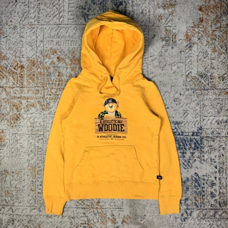 Hoodie R Athletic Jeans Co Woodie Bear Kuning