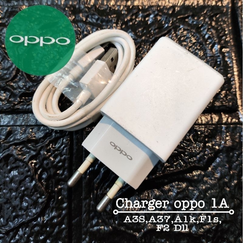 Charger Original Oppo 1A (Bekas) | a3s|a1k dll