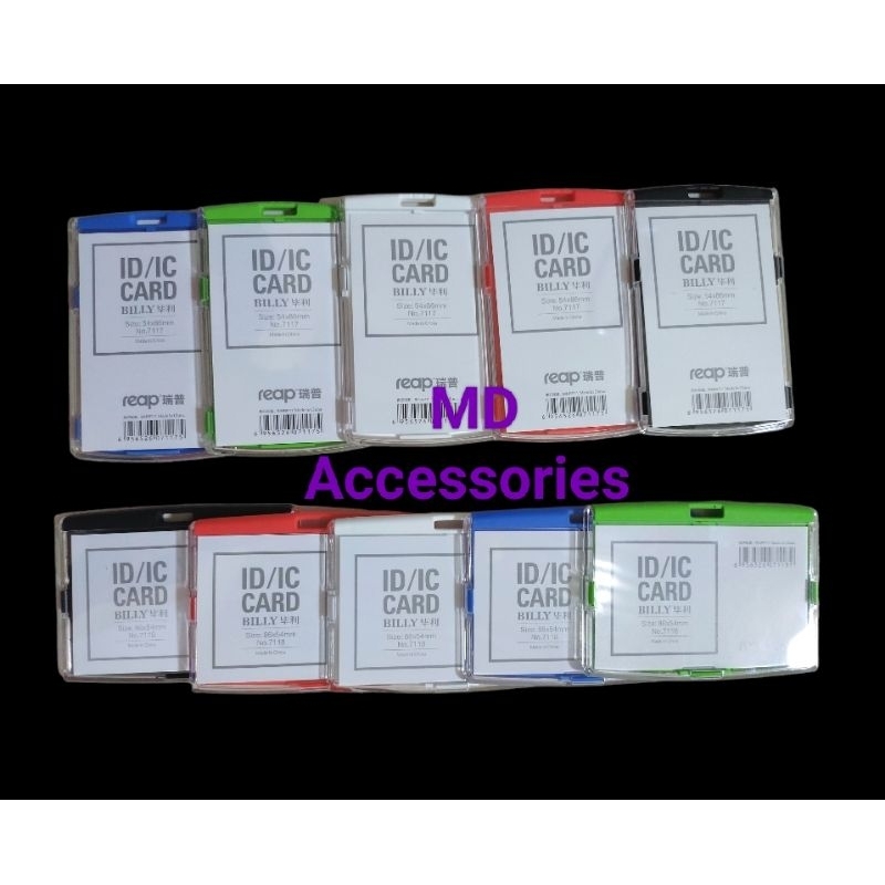 

Tempat Id Card Akrilik Holder Id Card Acrylic Transparan Horizontal Landscape
