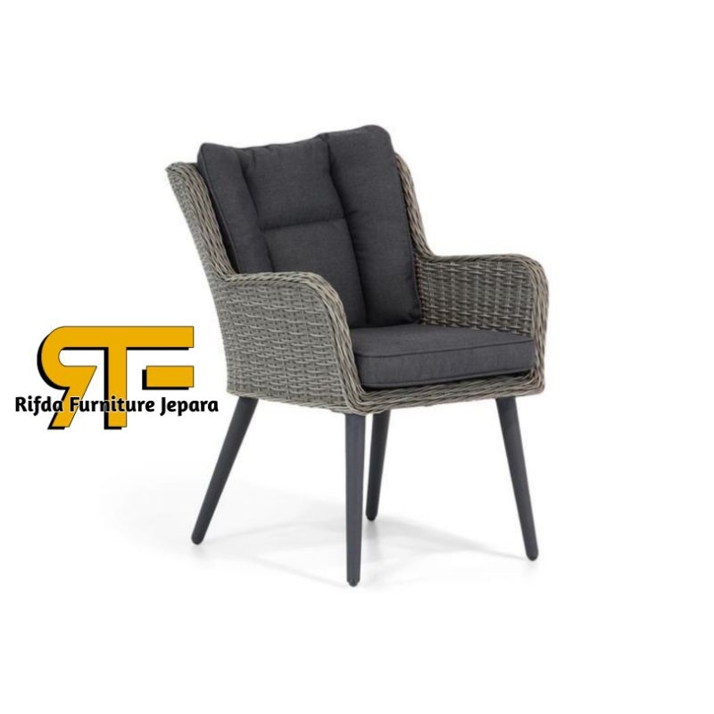 Kursi Makan  Retro Jati jok rotan / kursi makan busa / Kursi makan rotan jati