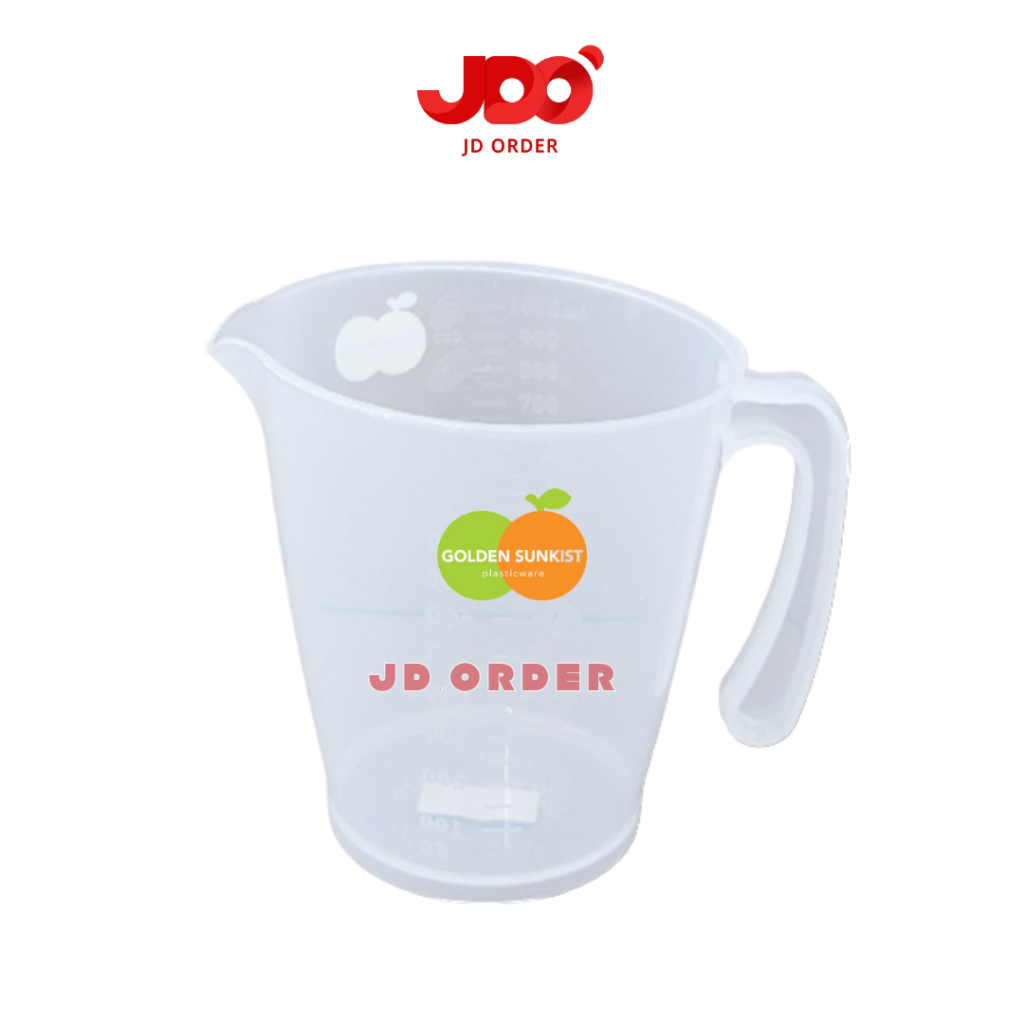 Gelas Takar Ukur Plastik 1000ml Golden Sunkist GU 5042