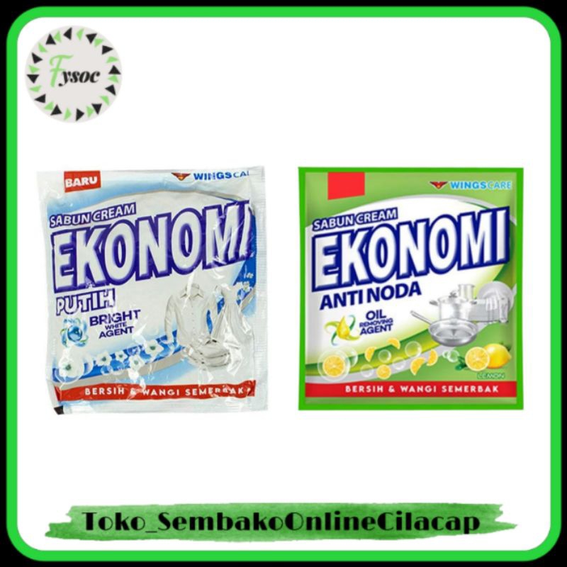SABUN CUCI CREAM EKONOMI PUTIH LEMON 168GR
