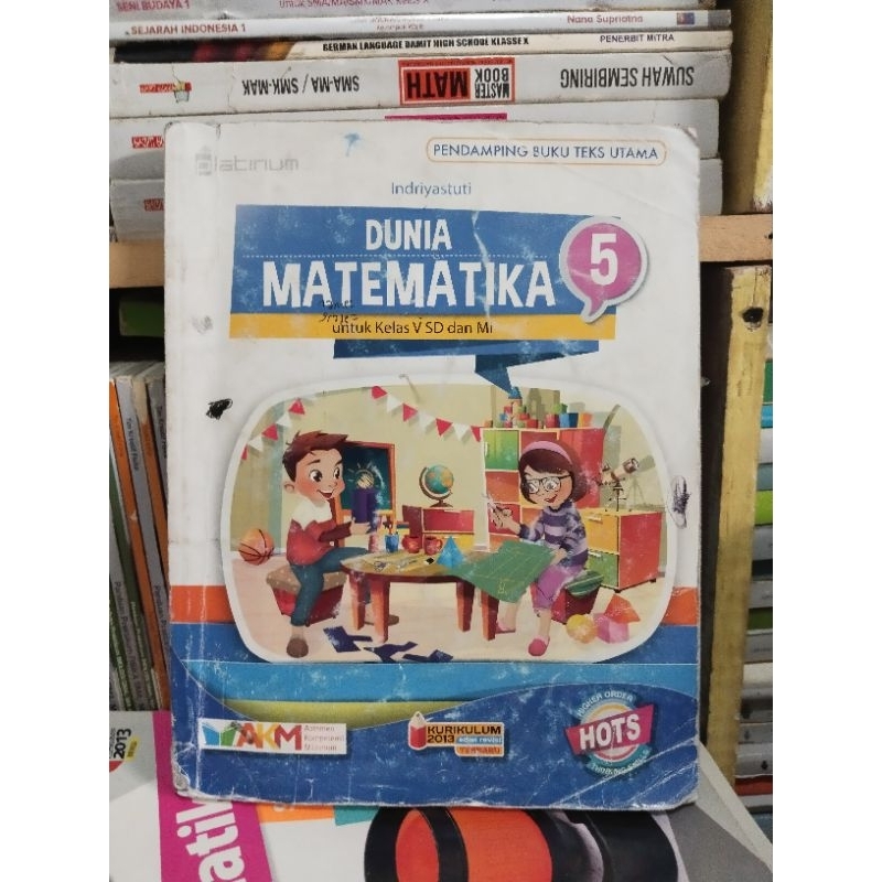 BUKU MATEMATIKA/DUNIA MATEMATIKA KELAS 5/V SD/MI PLATINUM HOTS AKM
