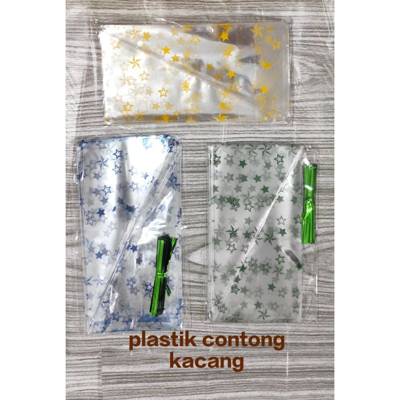 1pak 50pcs Plastik Kacang / Plastik Contong Kacang / Plastik Mete