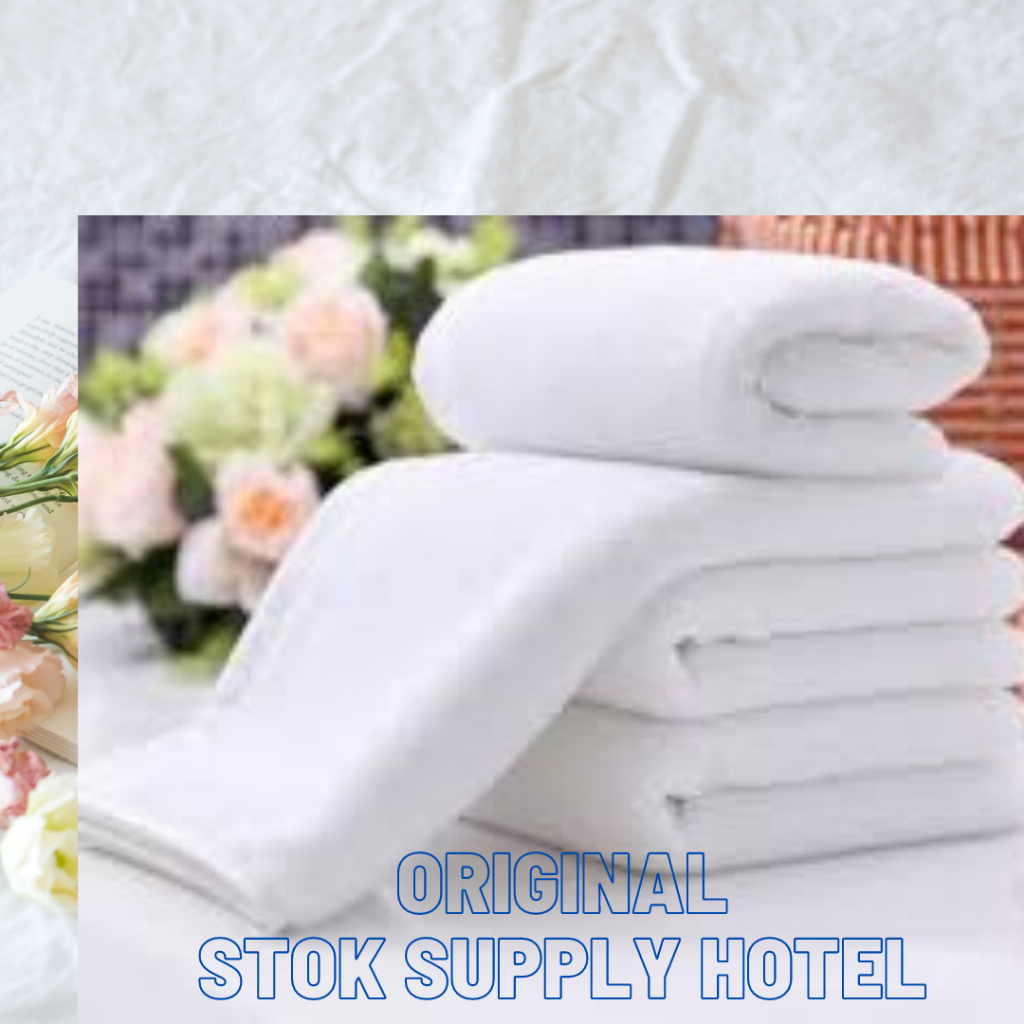 Handuk Hotel Tebal Bath towel 60x120 Gramasi 550 Pile 20/2