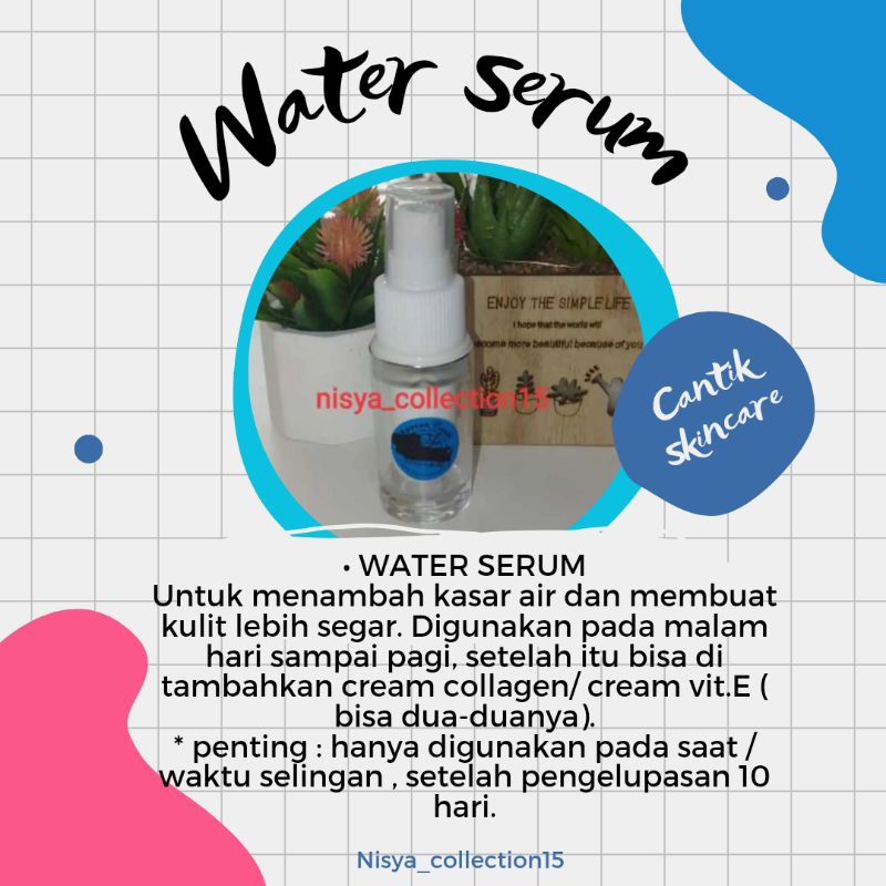 WATER SERUM cantik baratajaya