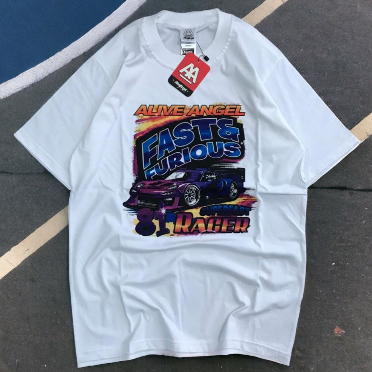 Ourdailywear Fast Furious Kaos Tshirt Vintage Streetwear & Luxury Brand Distro Original Baju Mobil N